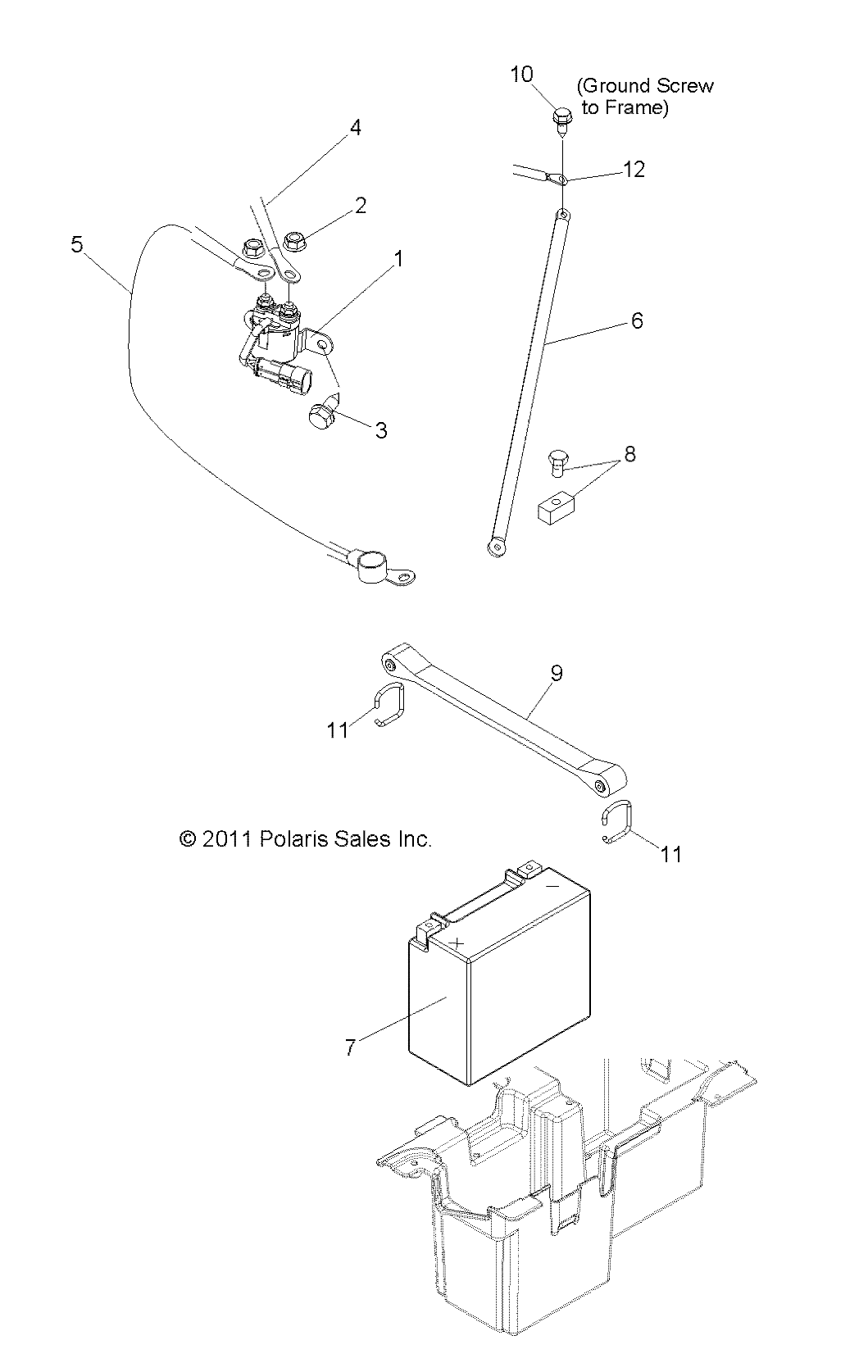 ELECTRICAL, BATTERY - R12XE7EFX (49RGRBATTERY12RZR4I)