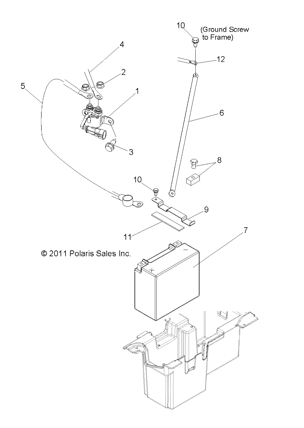 ELECTRICAL, BATTERY - R12VE76FX/FI (49RGRBATTERY12RZRSI)