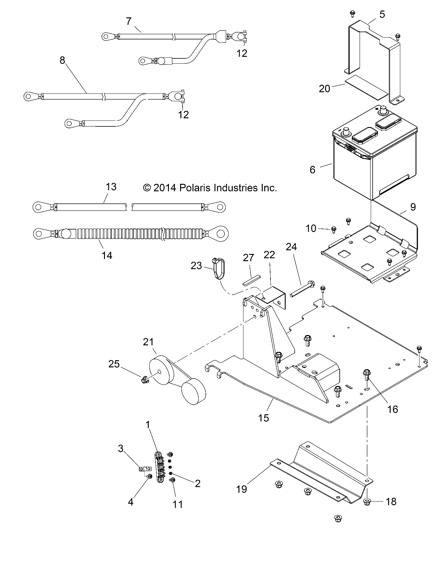 ELECTRICAL, BATTERY - R14WH9EMD (49RGRBATTERY14HIP)