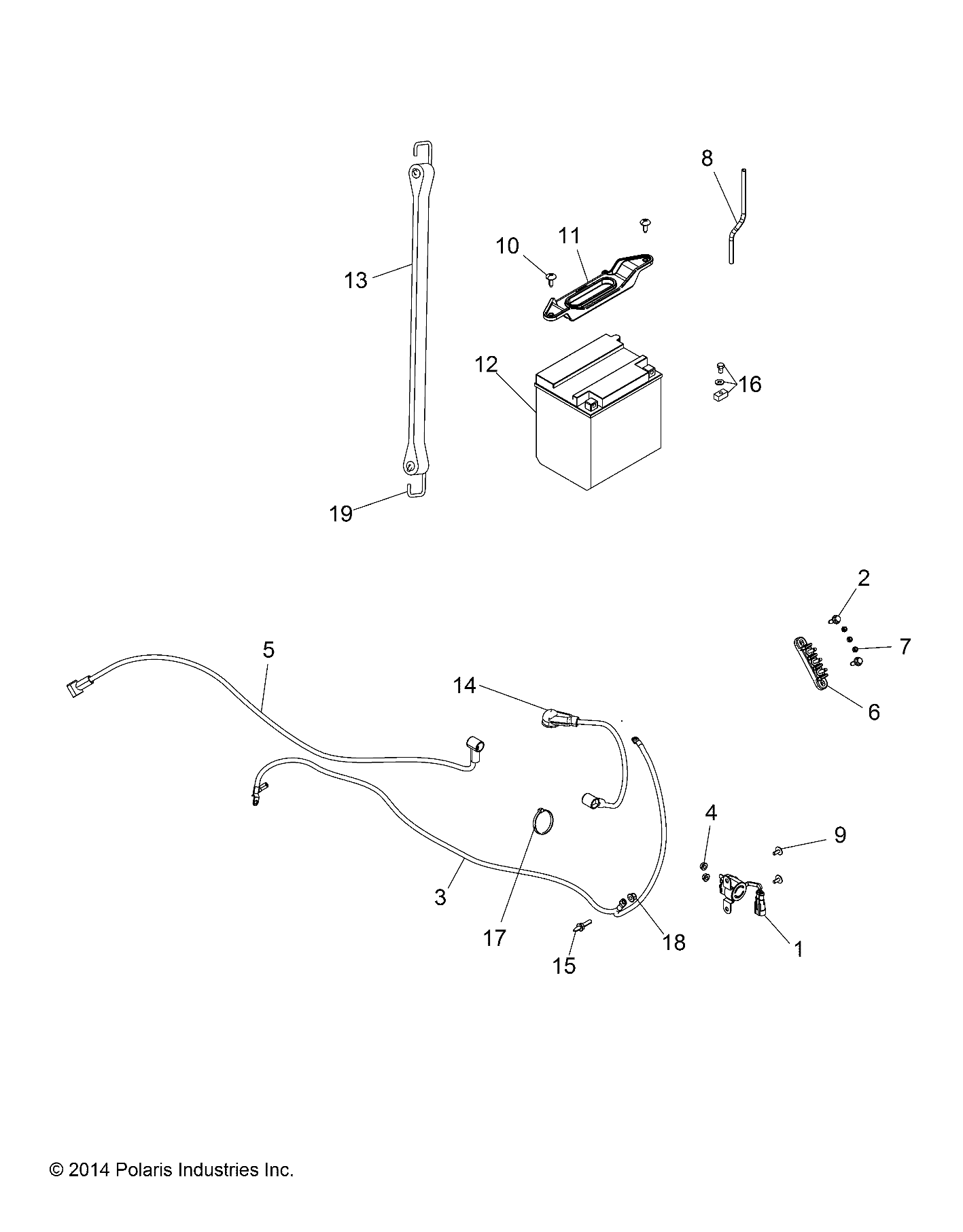 ELECTRICAL, BATTERY - RR15RNA57AA/AC/AR/E57AS (49RGRBATTERY15570MC)