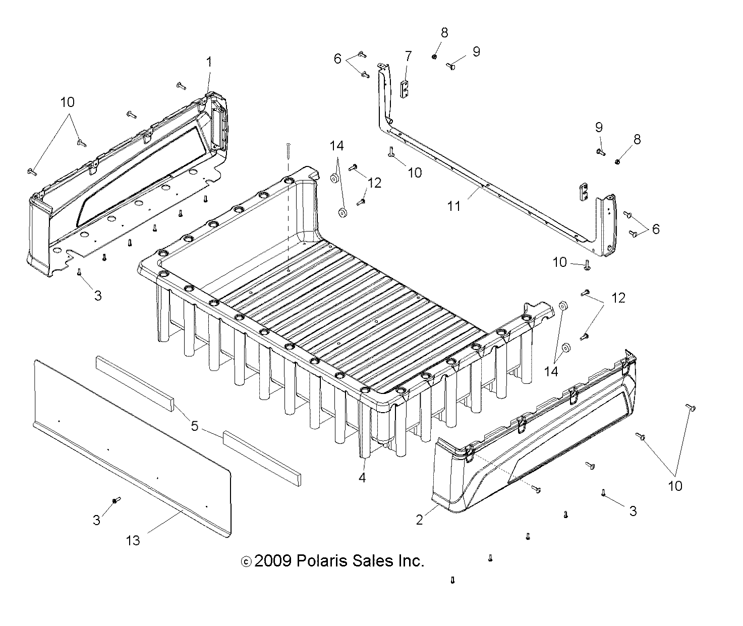 BODY, BOX ASM. - R10TH50AG/AR (49RGRBOX105004X4)