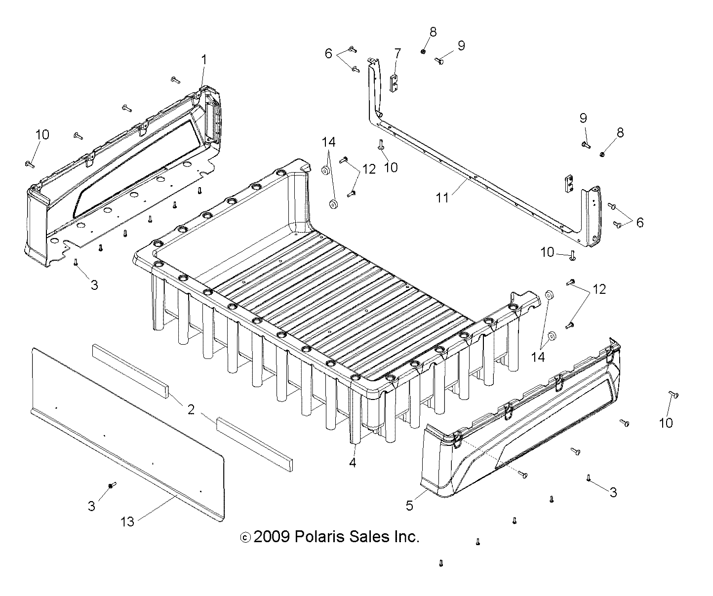 BODY, BOX ASM. - R10TH76/TY76 ALL OPTIONS (49RGRBOX108004X4)