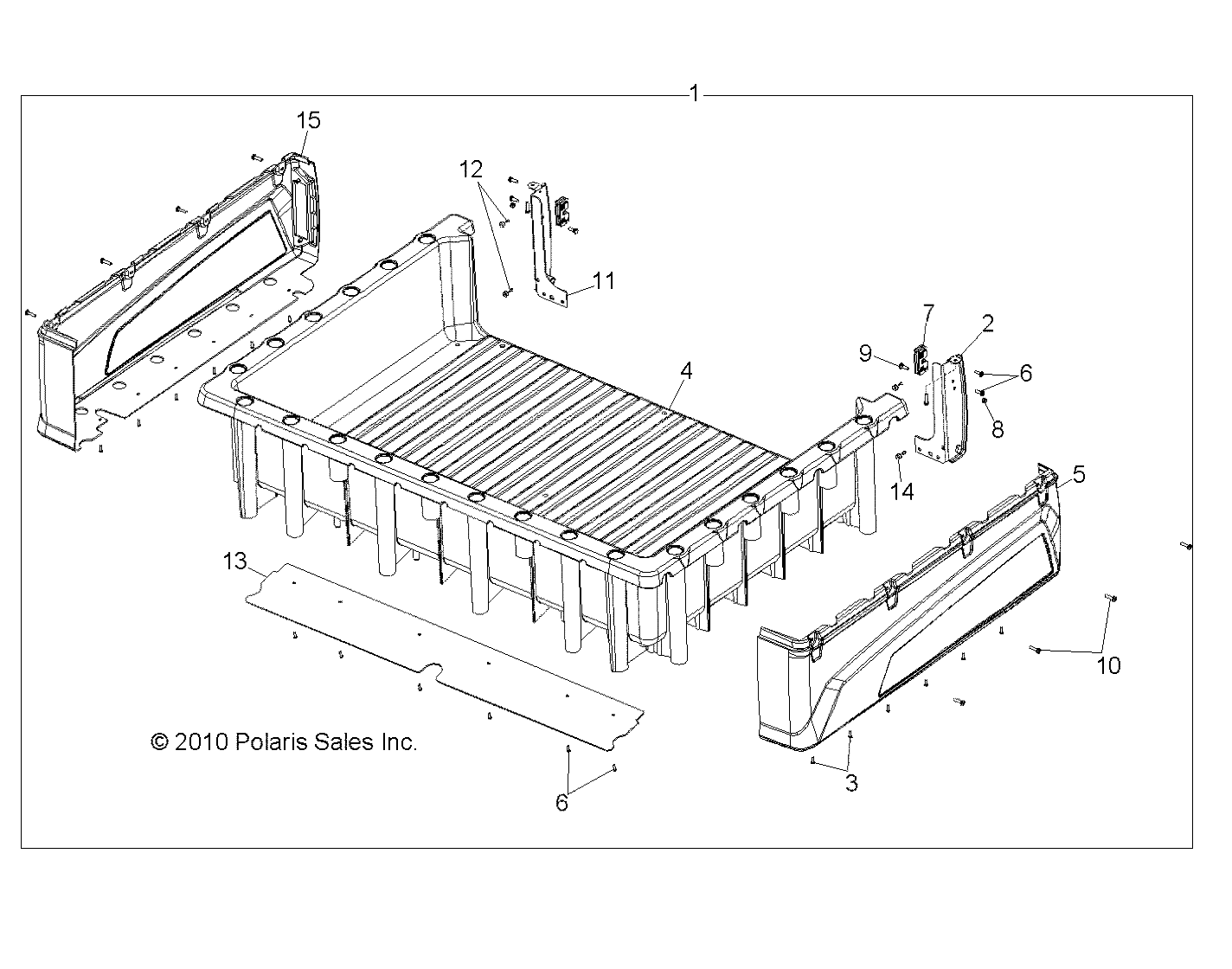 BODY, BOX ASM. - R11TH76/TY76 ALL OPTIONS (49RGRBOX11800)