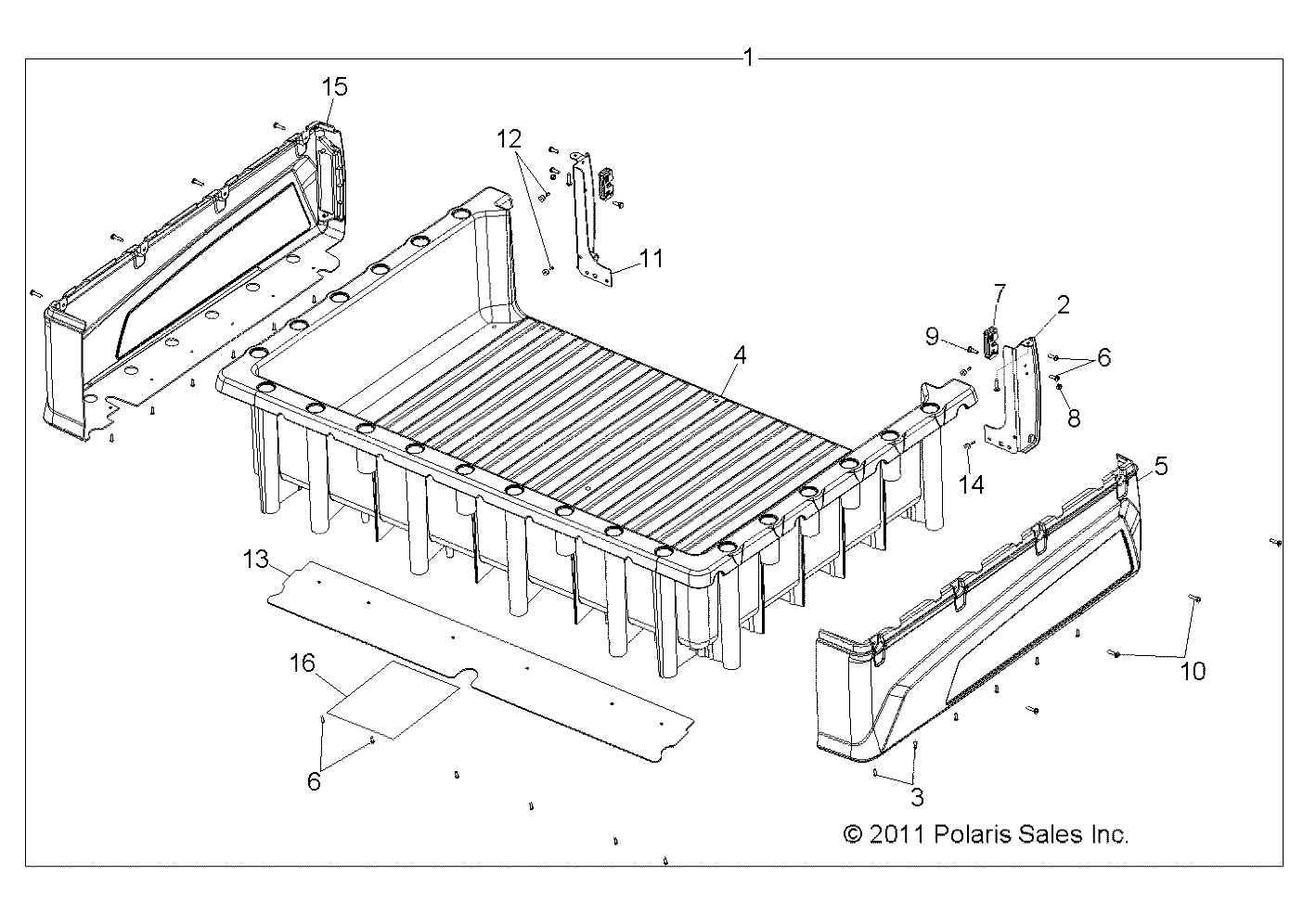 BODY, BOX ASM. - R14WH90DG (49RGRBOX12800XP)