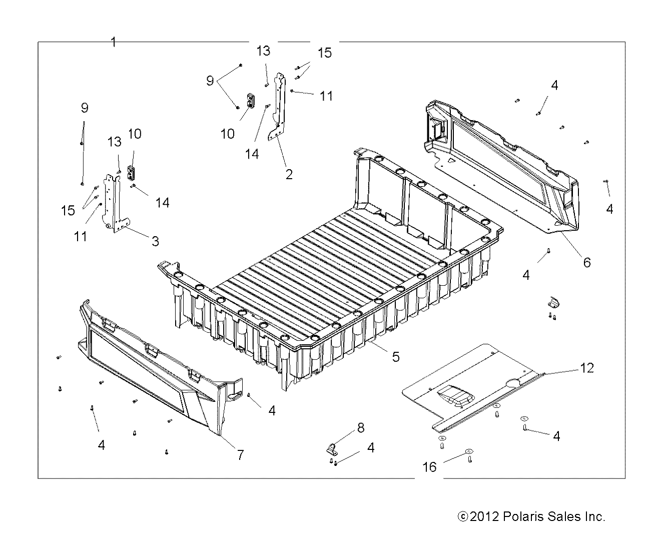 BODY, CARGO BOX - R16RVA57A1/B1/E57A9/B9 (49RGRBOX13900XP)