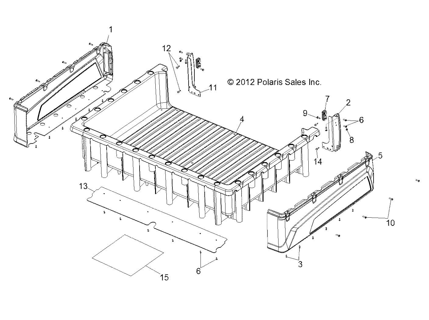 BODY, BOX ASM. - R14WH76AA/EAC (49RGRBOX13CREW)