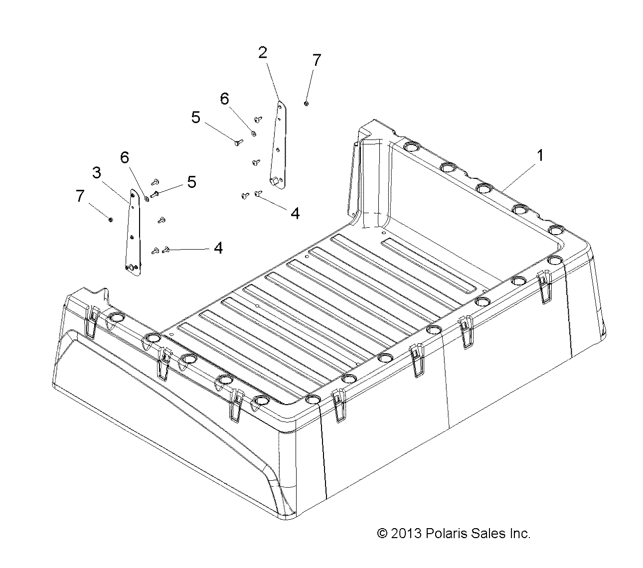 BODY, BOX ASM. - R18RMA57F1/S57C1/F1/CV/T57C1 (49RGRBOX14570)