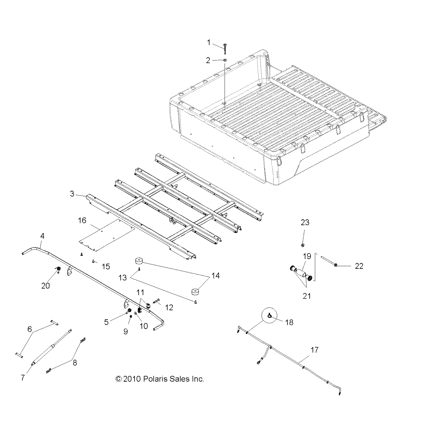 BODY, BOX MOUNTING - R15RAA76AA/AJ (49RGRBOXMOUNTING116X6)