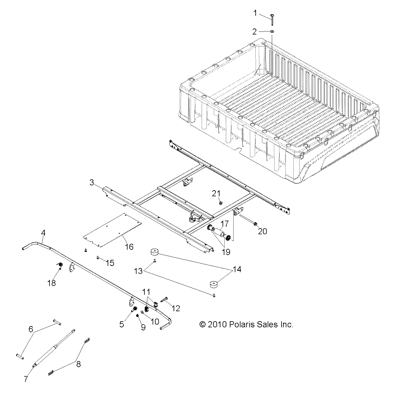 BODY, BOX MOUNTING - R13TH76/7E ALL OPTIONS (49RGRBOXMOUNTING118004X4)