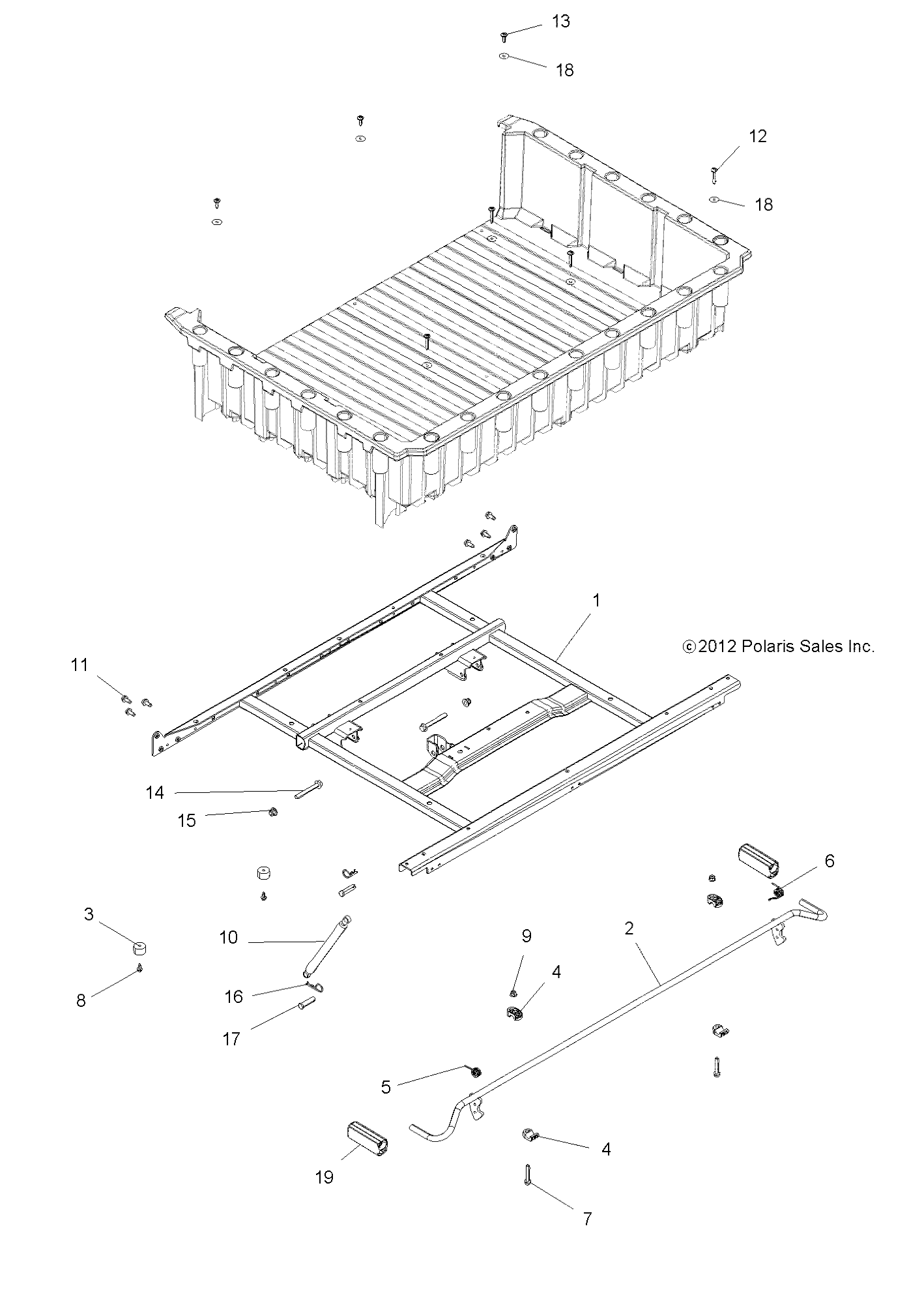 BODY, BOX MOUNTING and LATCH - ALL OPTIONS (49RGRBOXMOUNTING13900XP)