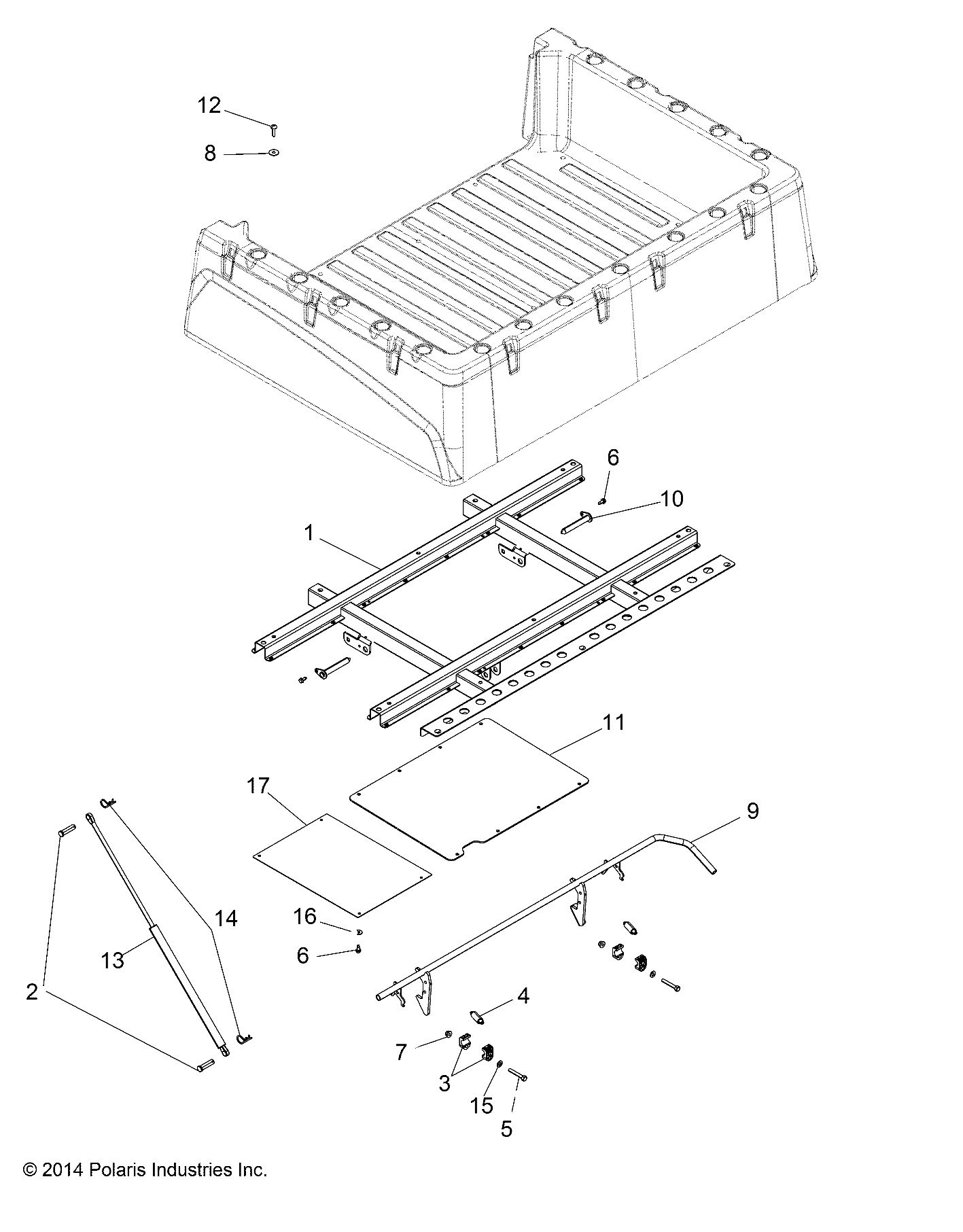 BODY, BOX MOUNTING - R15RNA57AA/AC/AR/E57AS (49RGRBOXMOUNTING15570MC)