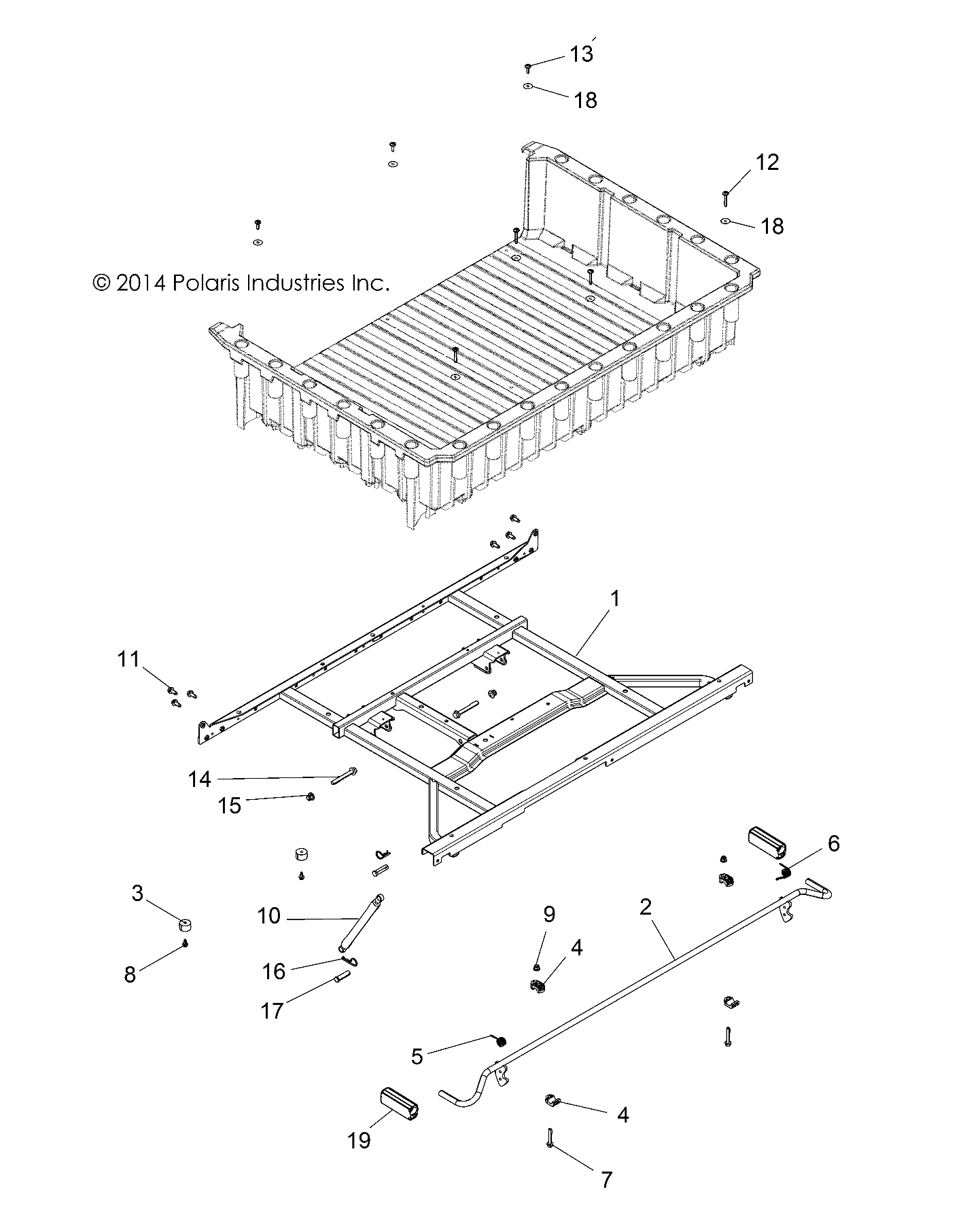 BODY, BOX MOUNTING and LATCH - R16RVA57A1/B1/E57A9/B9 (49RGRBOXMOUNTING15900XP)