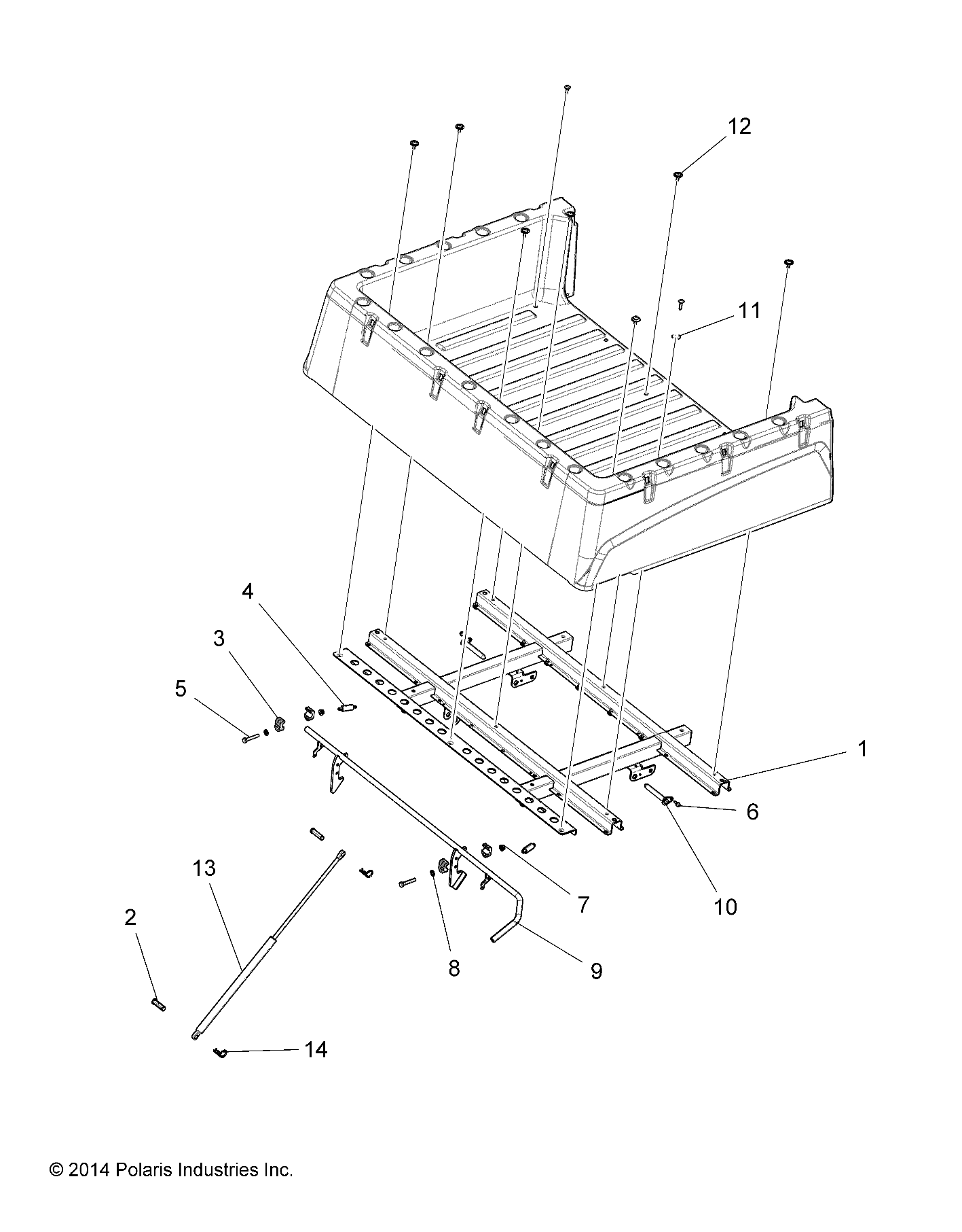 BODY, BOX MOUNTING - R15RMAE4GJ/GC/EJ (49RGRBOXMOUNTING15EV)