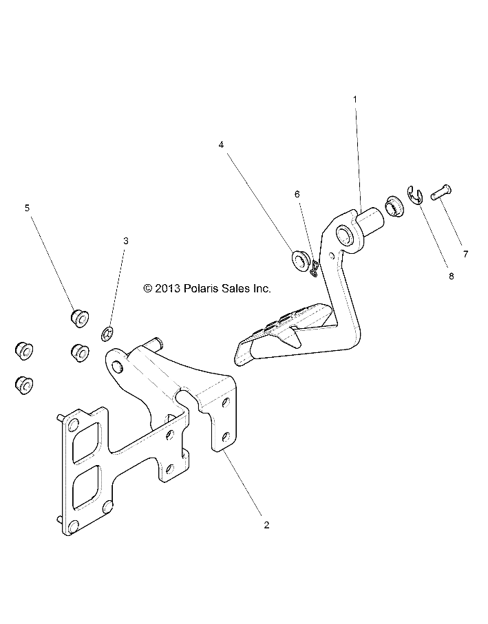 BRAKES, PEDAL - Z17VFE99AM/AW/LW/AP/M99AB (49RGRBRAKEFOOT14RZR1000)