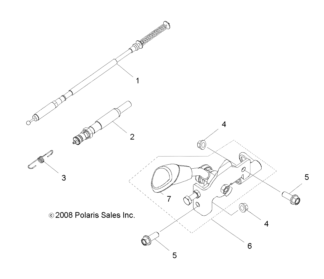 BRAKES, PARK LOCK - Z20YAV17B2/B4 (49RGRBRAKEPARK09RZR170)