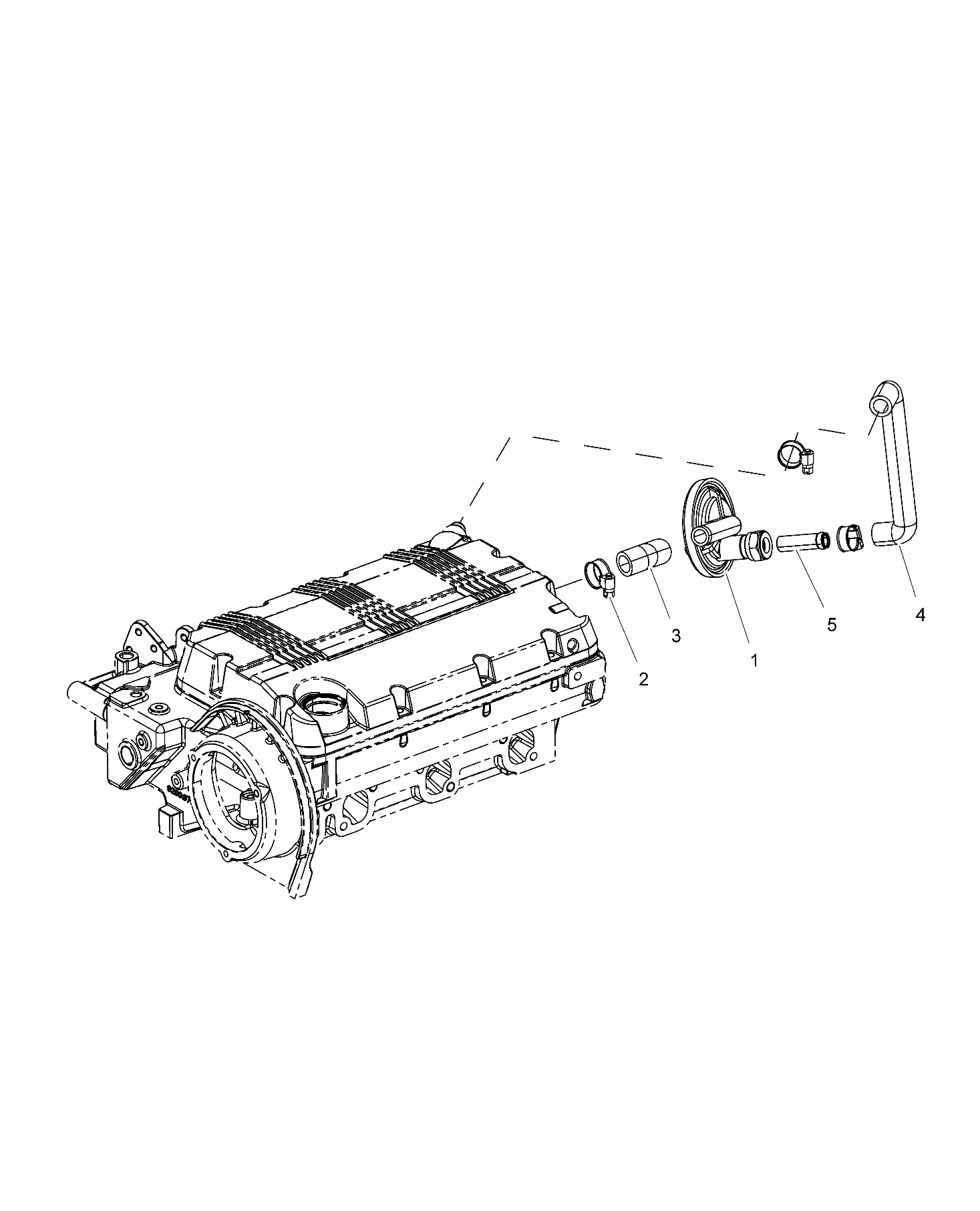 ENGINE, BREATHER SYSTEM - R16B1PD1AA/2P (49BRUTUSBREATHER15DSL)