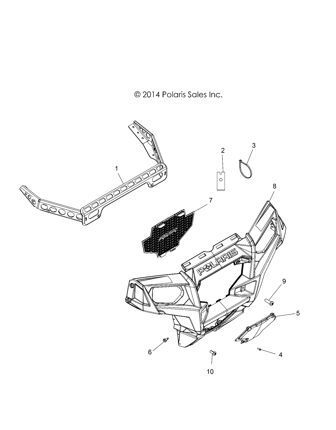 BODY, FRONT BUMPER - Z15VHA57FJ (49RGRBUMPER15570EU)