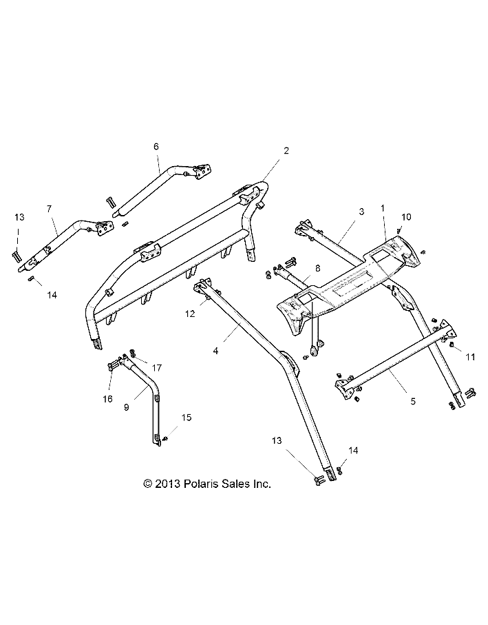 CHASSIS, CAB FRAME - Z19VDE99AD/BD/LD/AK/BK/AN/BN/L99AC/BC/M99AL/R99AK/BK/K99AD/AK/AN/BD/BK/BN (49RGRCAB14RZR1000)