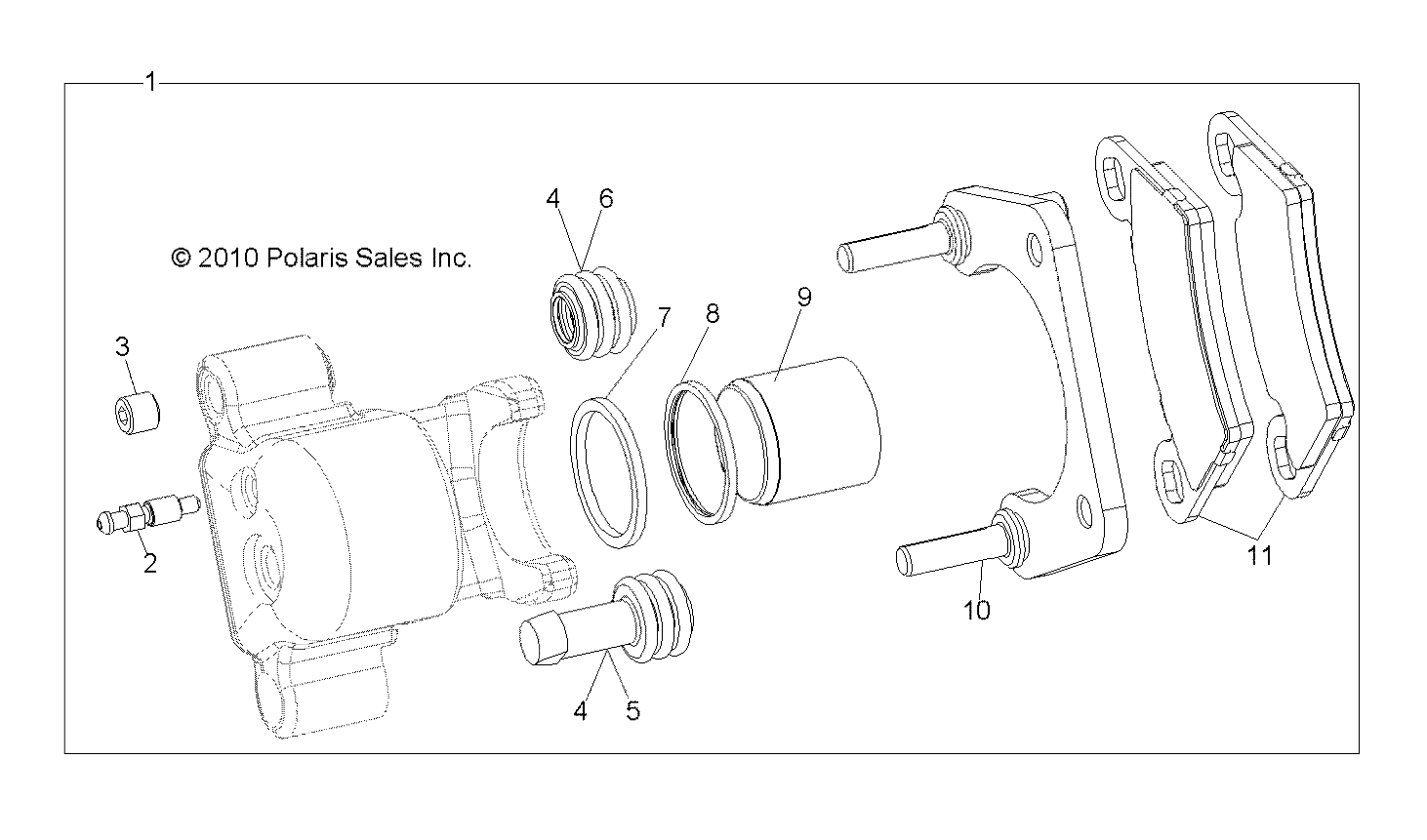 BRAKES, REAR CALIPER - R13RH76AG/AH/AN (49RGRCALIPERRR11500EFI)