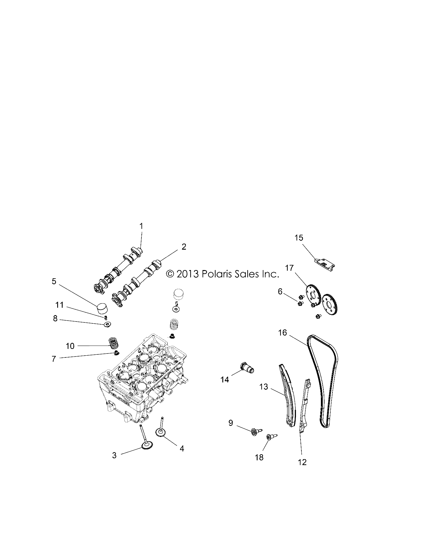 ENGINE, VALVES and CAMSHAFTS - A16DAE87AL (49RGRCAM14900XP)