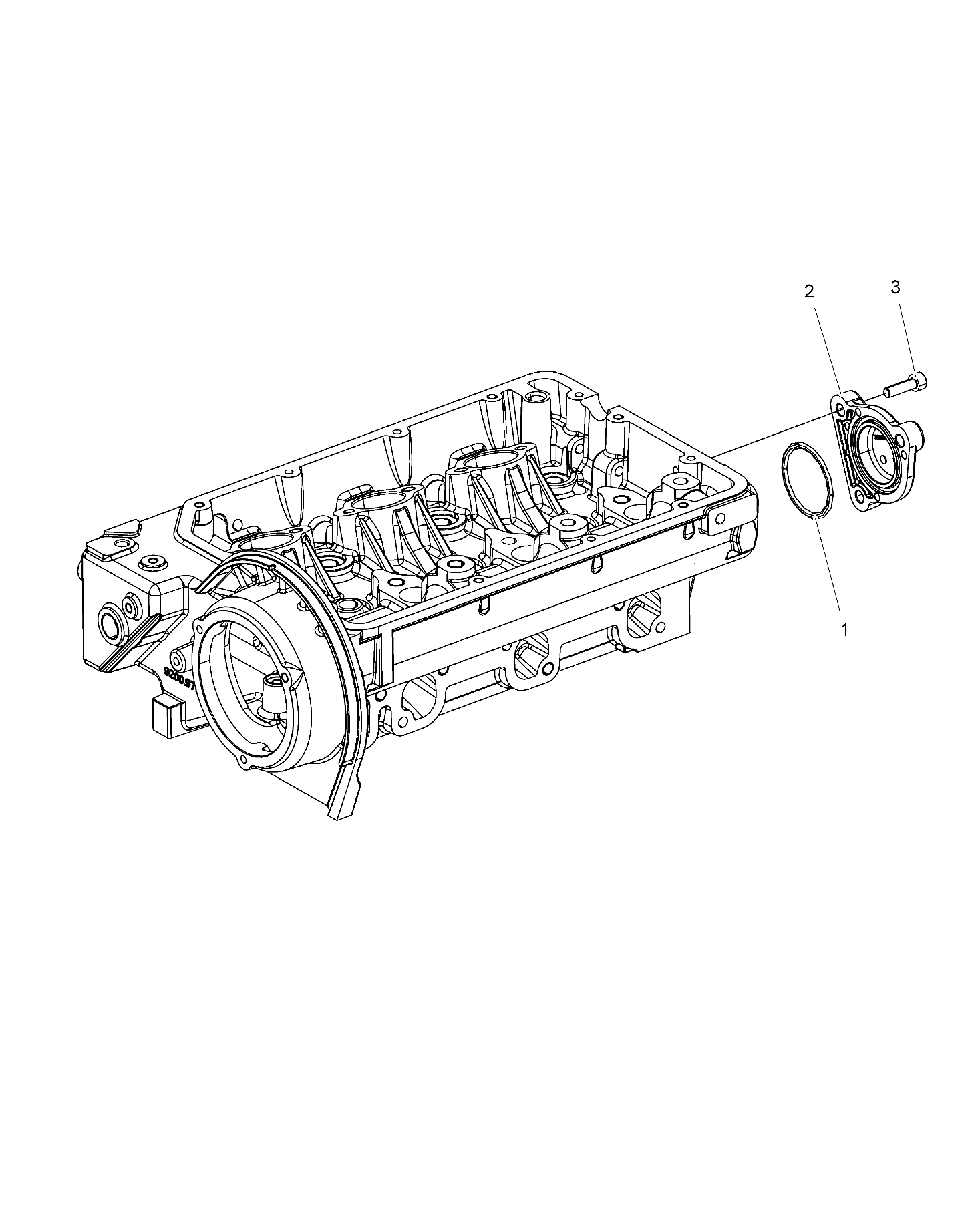 ENGINE, CAMSHAFT FLANGE - R17RTAD1A1/ED1N1 (49RGRCAMFLG15DSL)