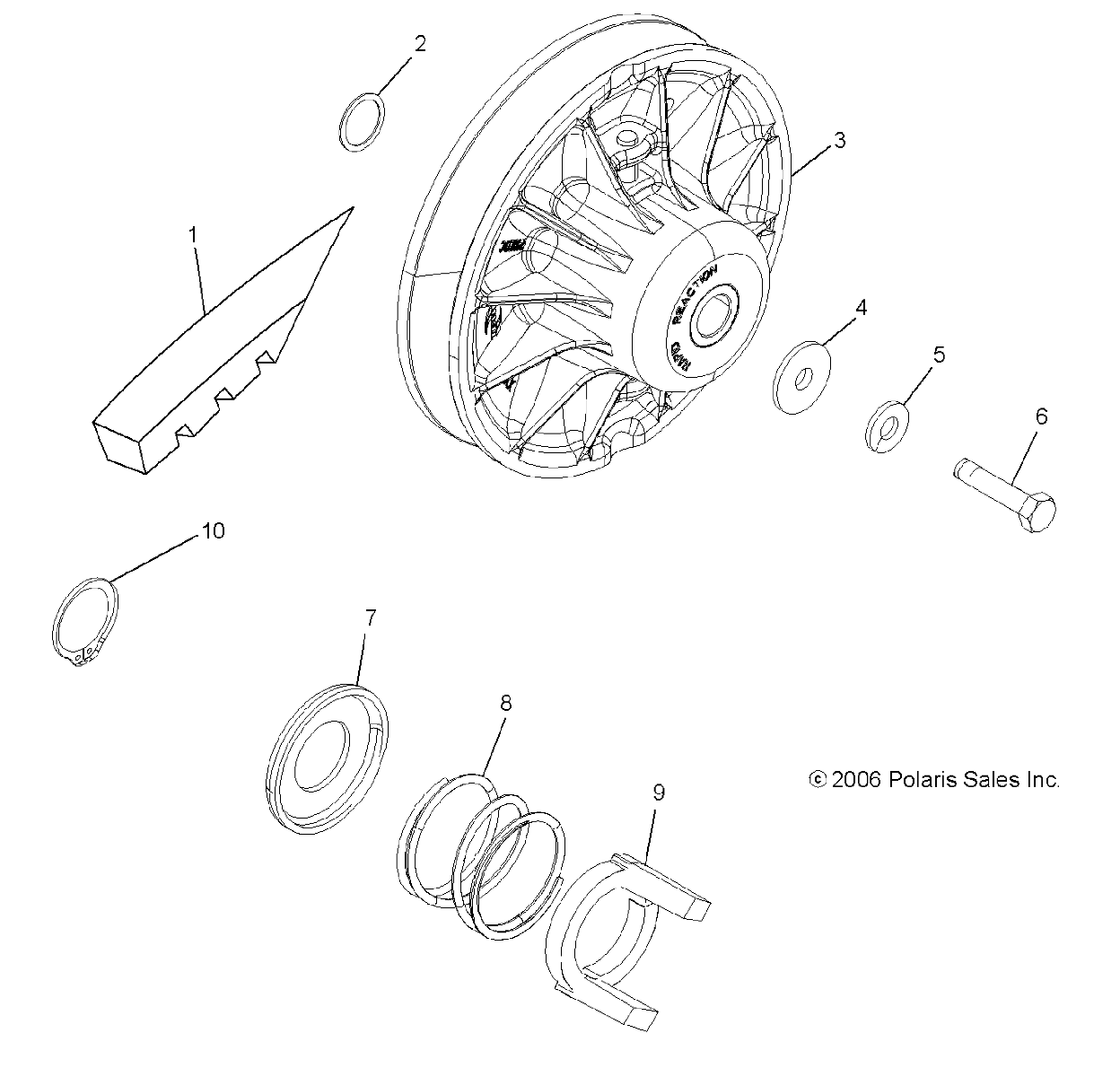 CLUTCH, DRIVEN - R07RF68AD/AF (49RGRCLUTCHDVN077006X6)