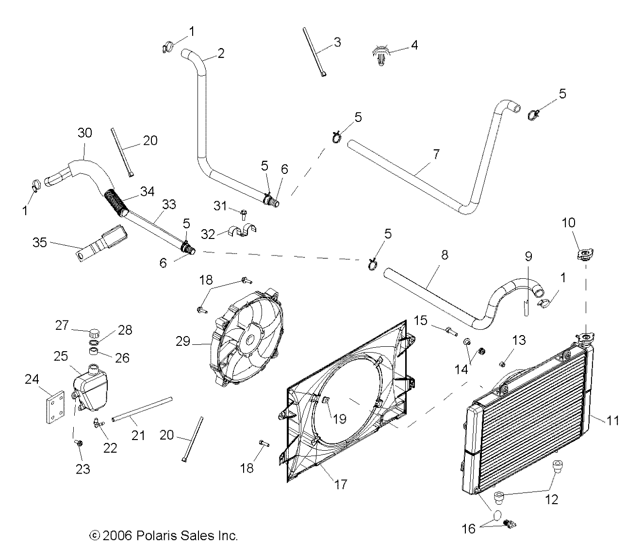 ENGINE, COOLING SYSTEM - R08RF68AD/AF/AZ (49RGRCOOL077006X6)