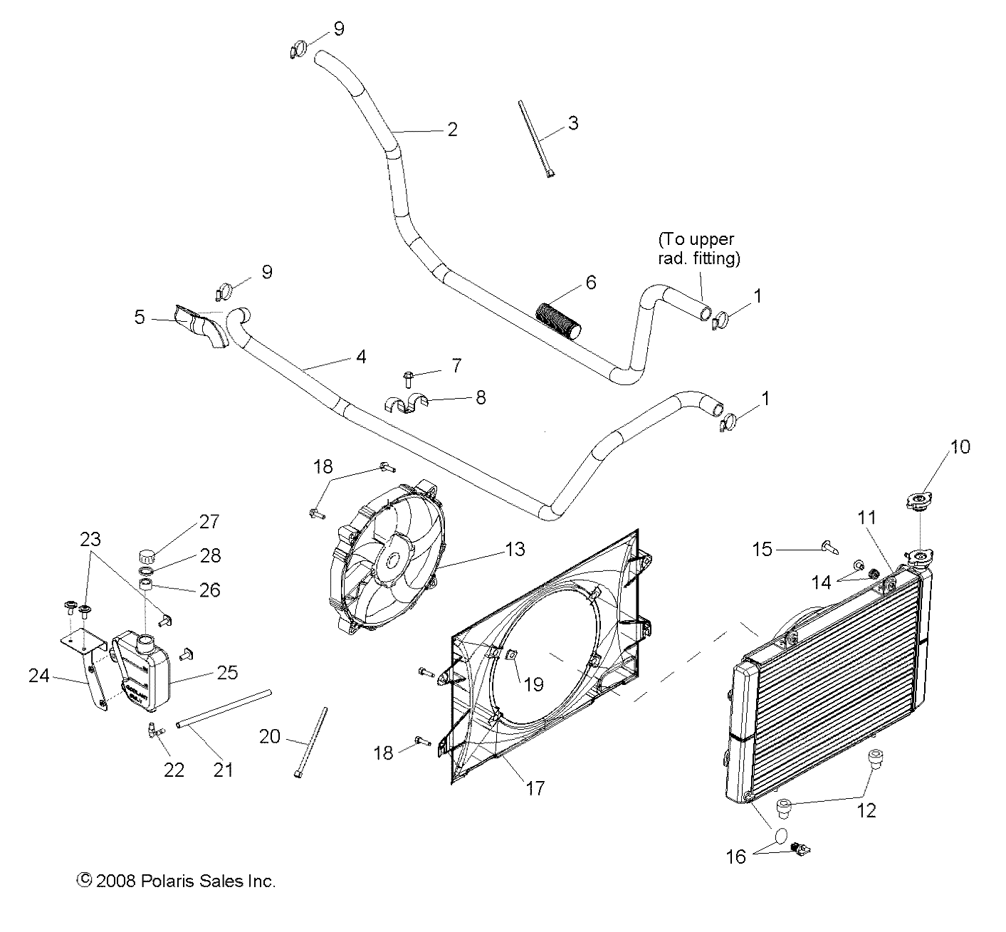 ENGINE, COOLING SYSTEM - R09HH50AG/AR (49RGRCOOL095004X4)