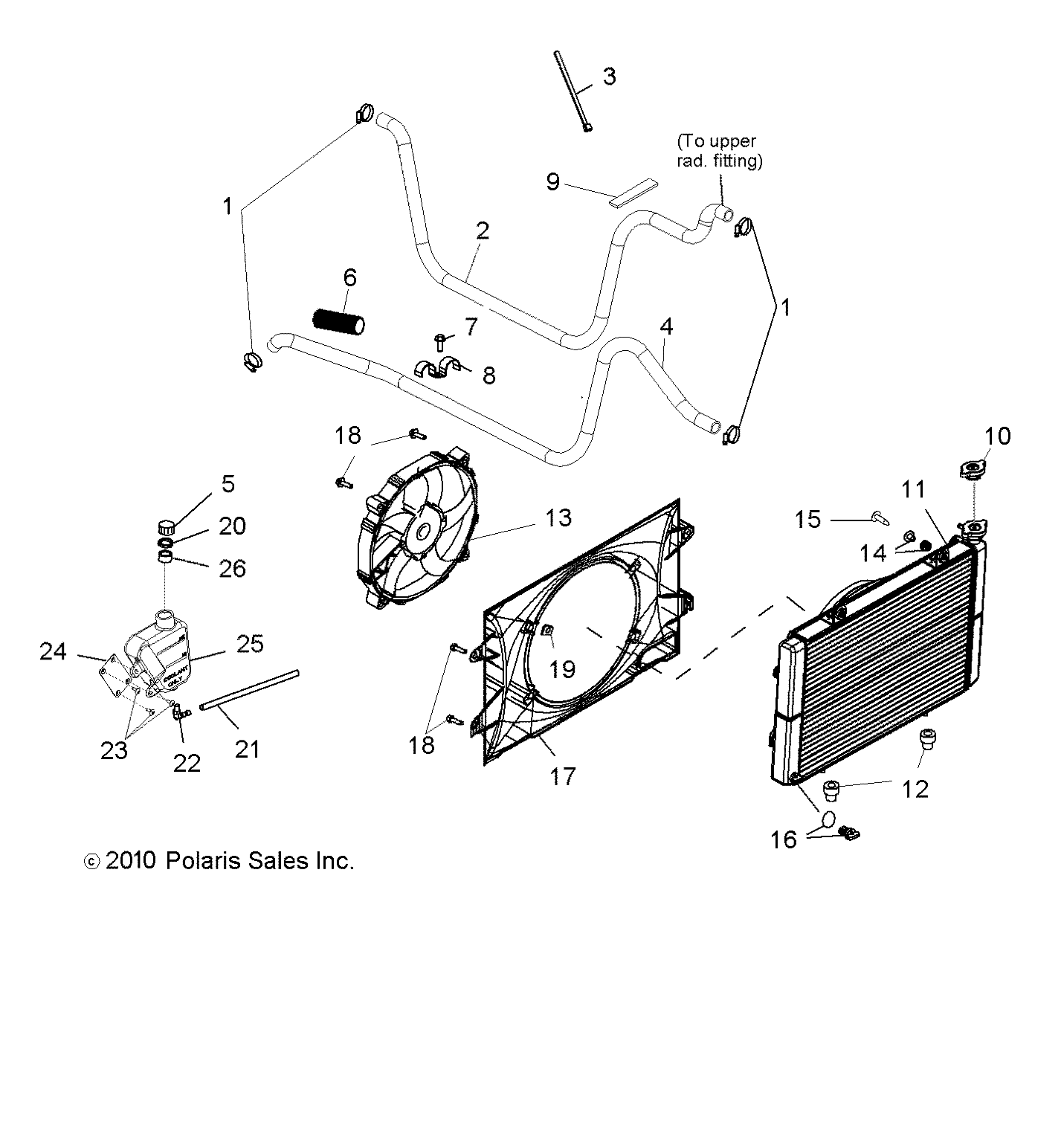 ENGINE, COOLING SYSTEM - R10RH45AG/AH/AR (49RGRCOOL10400)