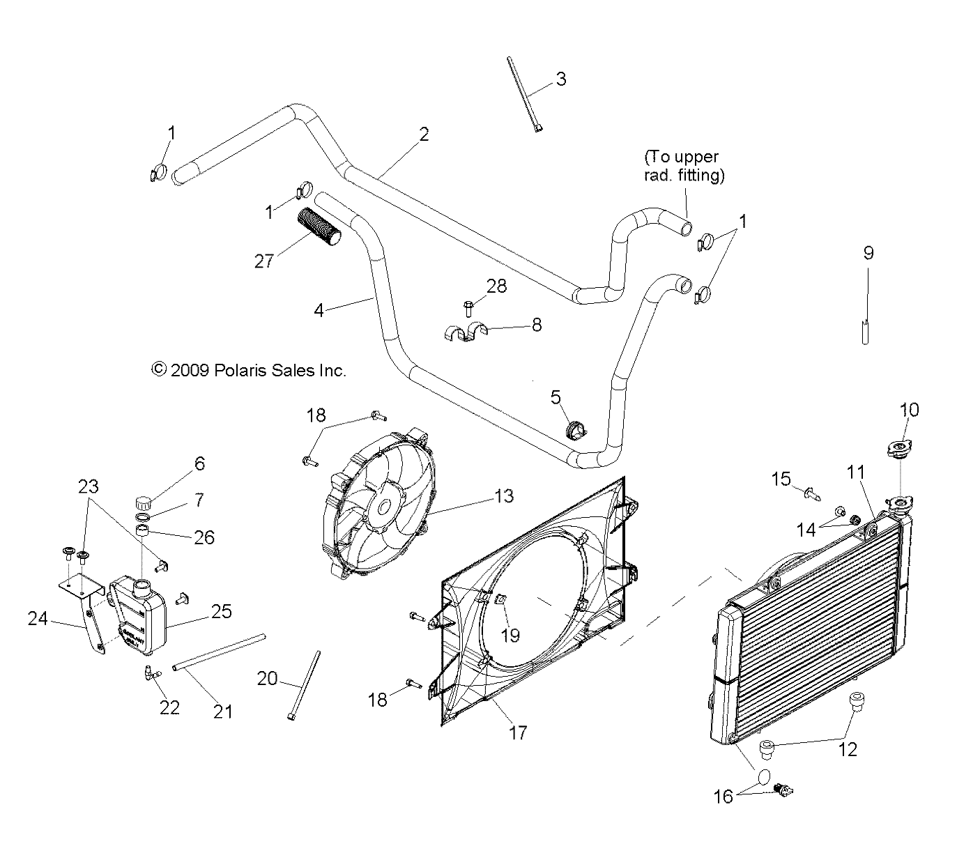 ENGINE, COOLING SYSTEM - R10TH76/TY76 ALL OPTIONS (49RGRCOOL108004X4)