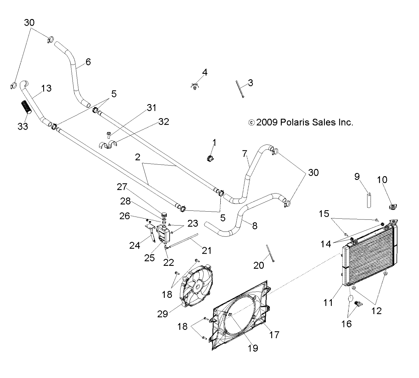 ENGINE, COOLING SYSTEM - R10WH76AG/AH/AR/AV/WY76AW/AZ (49RGRCOOL10CREW)