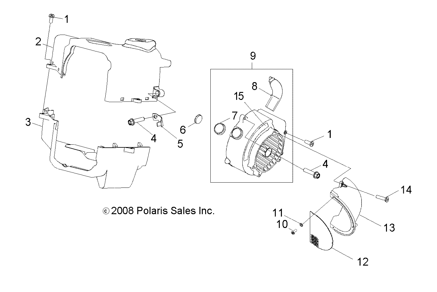 ENGINE, COOLING - R12VA17AA/AC (49RGRCOOL10RZR170)