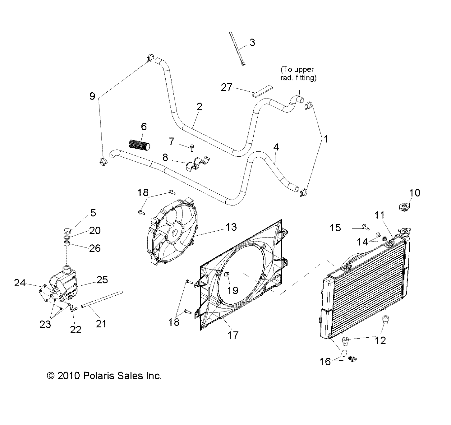 ENGINE, COOLING SYSTEM - R11WH50AG/AH/AR (49RGRCOOL11500CREW)