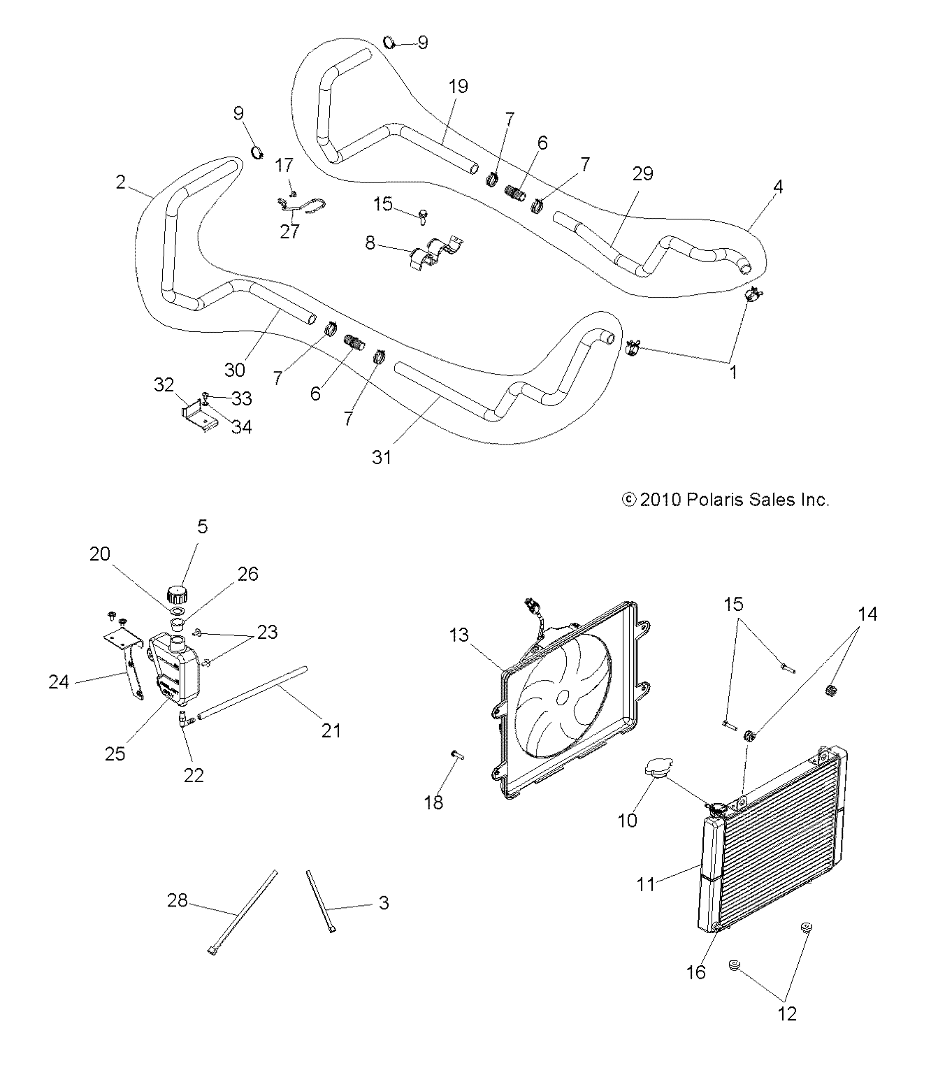 ENGINE, COOLING SYSTEM - R11TH90DG (49RGRCOOL11900D)