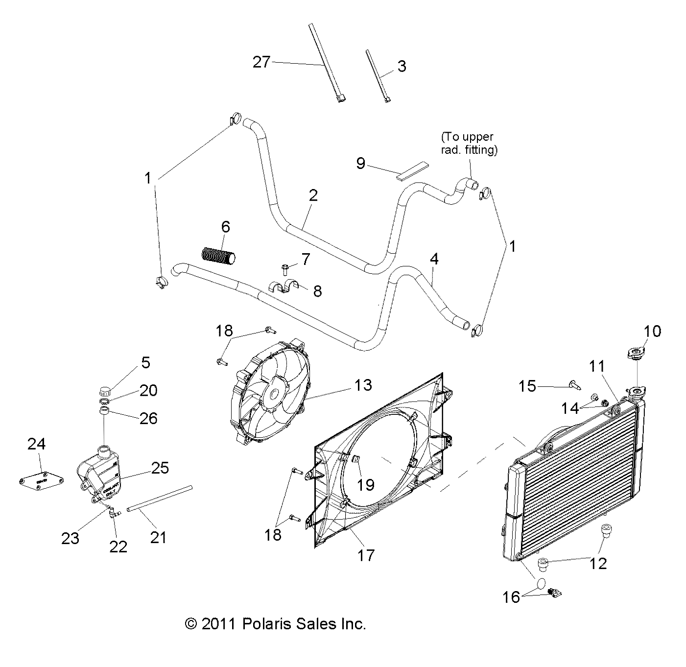 ENGINE, COOLING SYSTEM - R12RH45AG/AH/AR (49RGRCOOL12400)