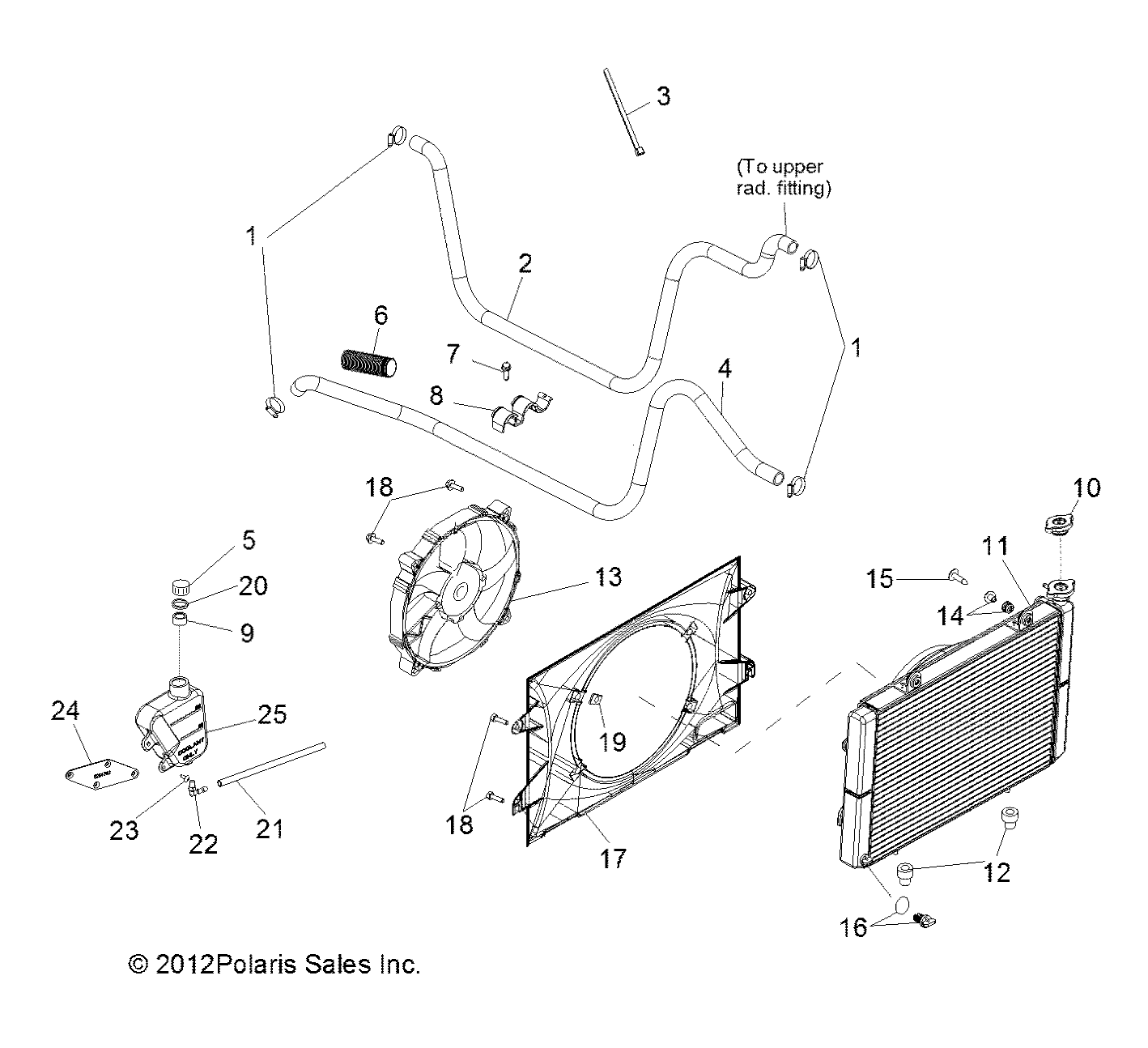 ENGINE, COOLING SYSTEM - R13WH50AG/AH/AR/AX (49RGRCOOL13500CREW)