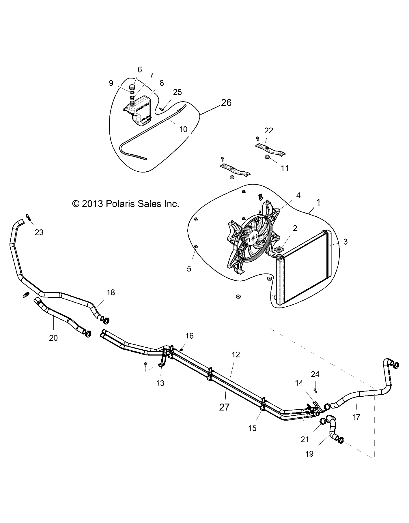 ENGINE, COOLING SYSTEM - Z15VFE99AT/AV/AP (49RGRCOOL1410004)