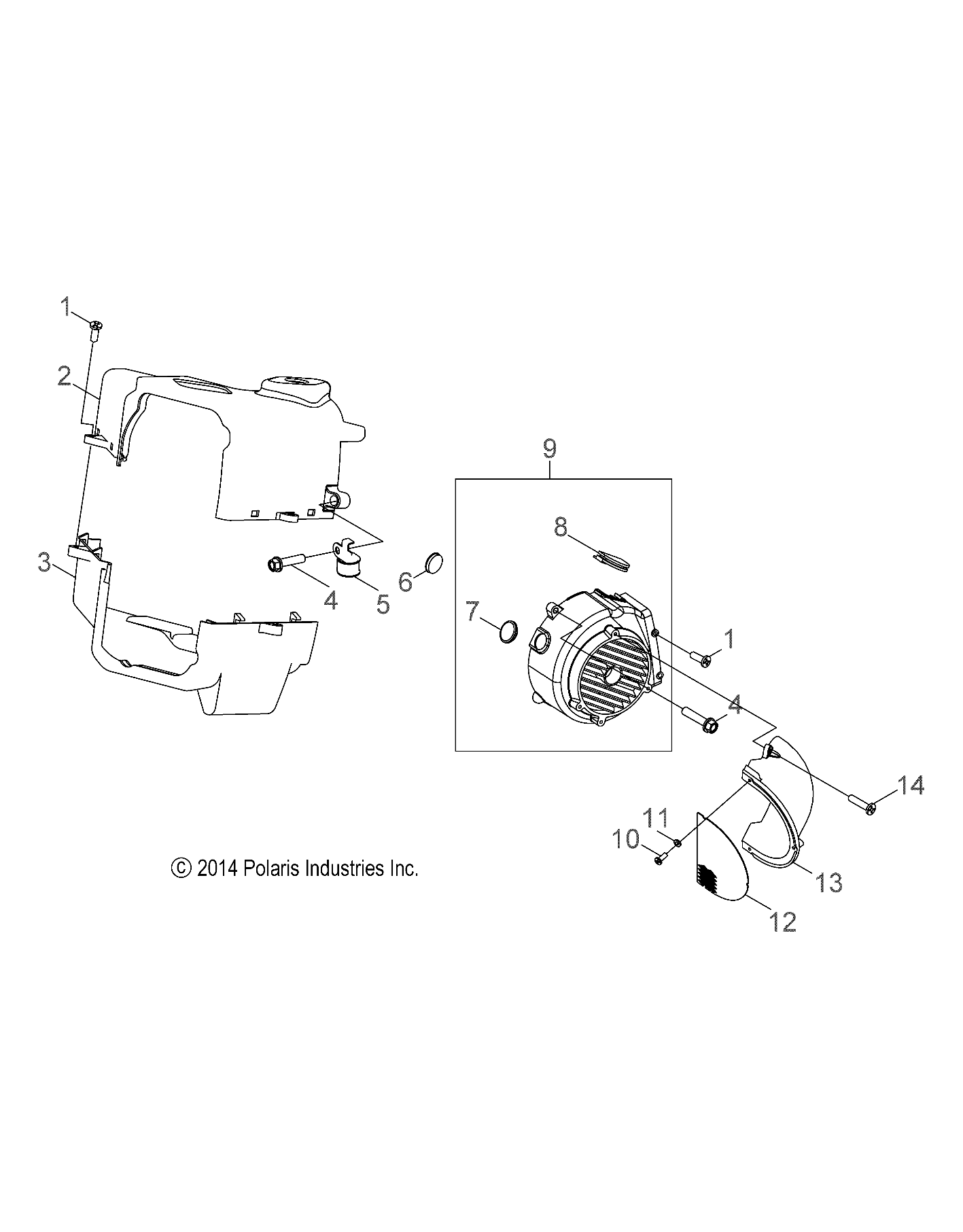 ENGINE, COOLING - Z21YAV17N2/N4 (49RGRCOOL10RZR170)