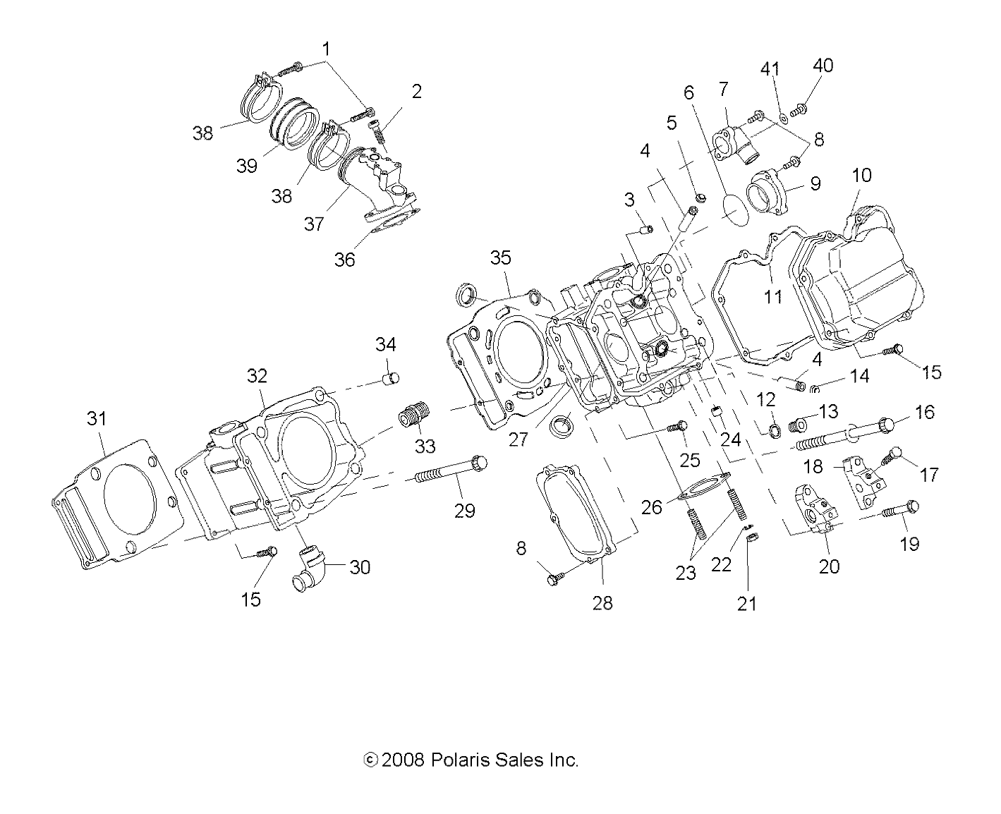 ENGINE, CYLINDER - R13WH50AG/AH/AR/AX (49RGRCYLINDER095004X4)