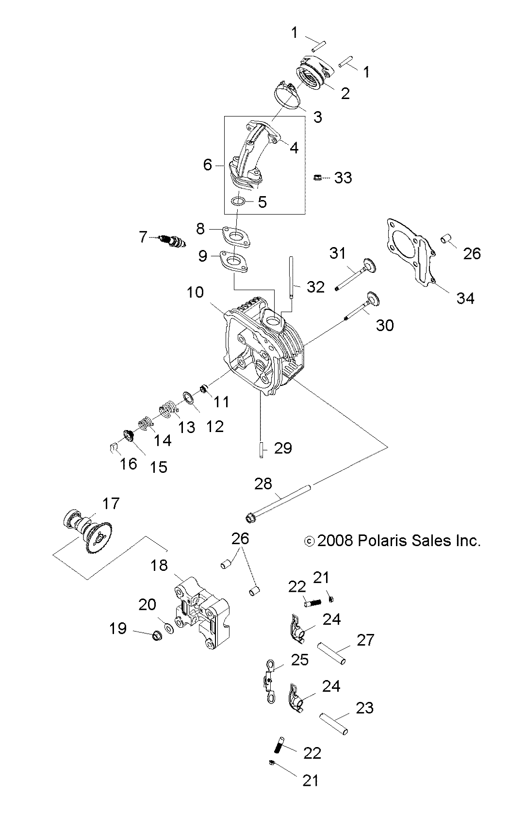 ENGINE, CYLINDER HEAD - R11VA17AA (49RGRCYLINDER09RZR170)