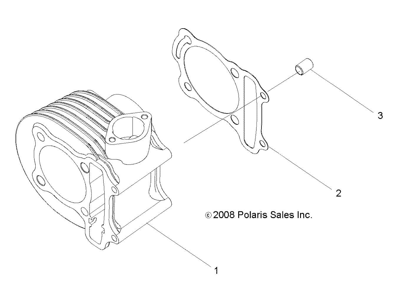 ENGINE, CYLINDER - Z18YAV17B2/B8 (49RGRCYLINDERHD09RZR170)