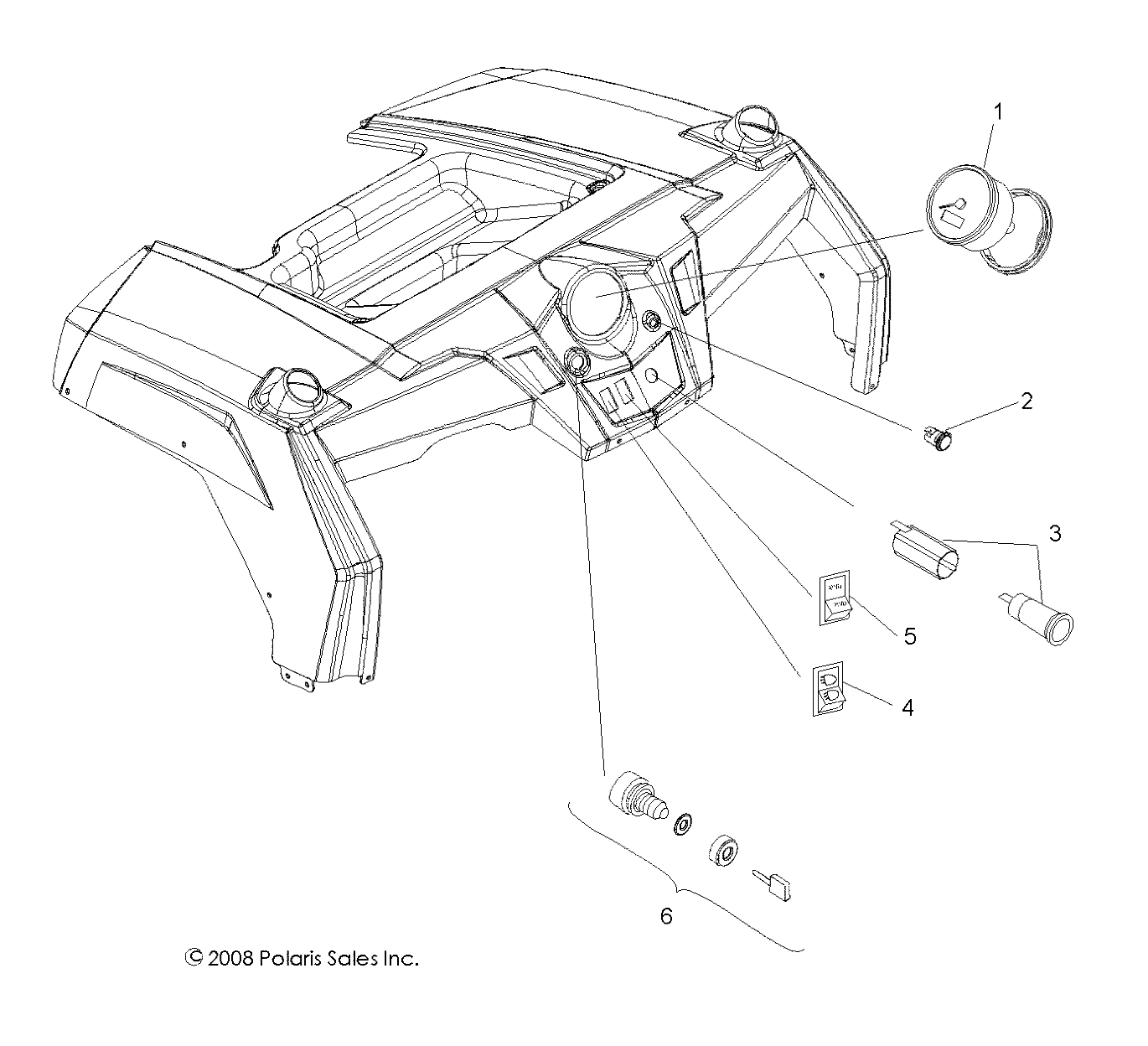 ELECTRICAL, DASH INSTRUMENTS and CONTROLS - R10VH76AB/AO/AQ/AW (49ATVDASH09RZR)