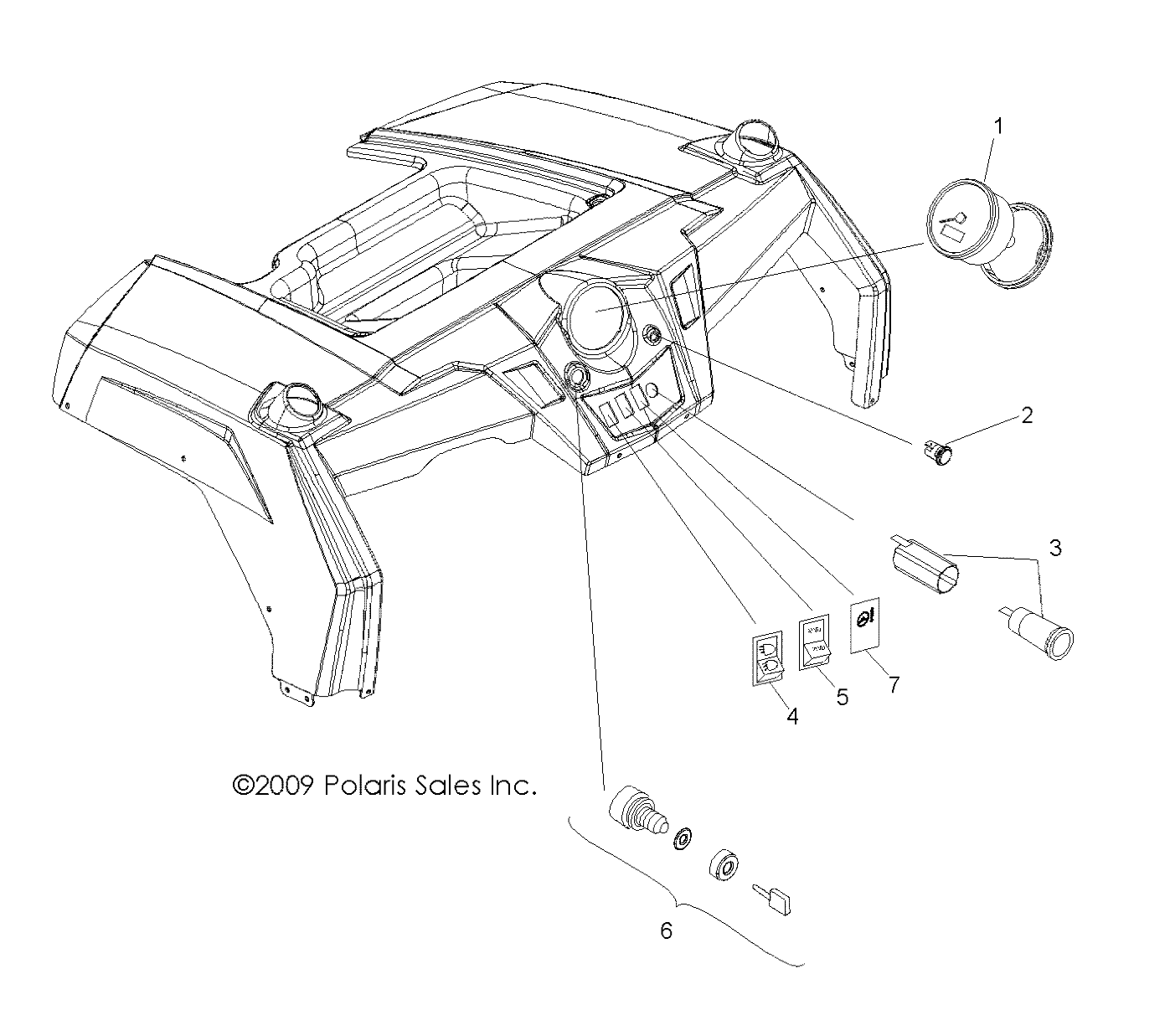 ELECTRICAL, DASH INSTRUMENTS and CONTROLS - R10VH76 ALL OPTIONS/VY76AZ (49RGRDASH10RZR)