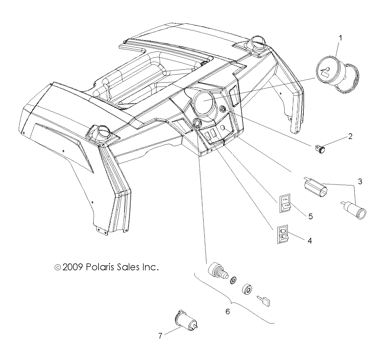 ELECTRICAL, DASH INSTRUMENTS and CONTROLS - R10XH76AA (49ATVDASH10RZRS4)