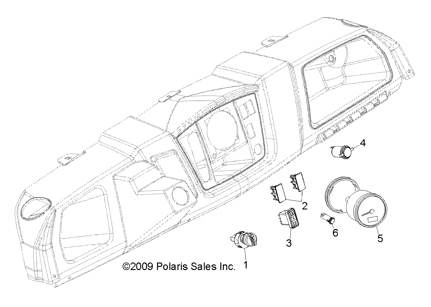 ELECTRICAL, DASH INSTRUMENTS and CONTROLS - R11WH50AG/AH/AR (49RGRDASH11500CREW)