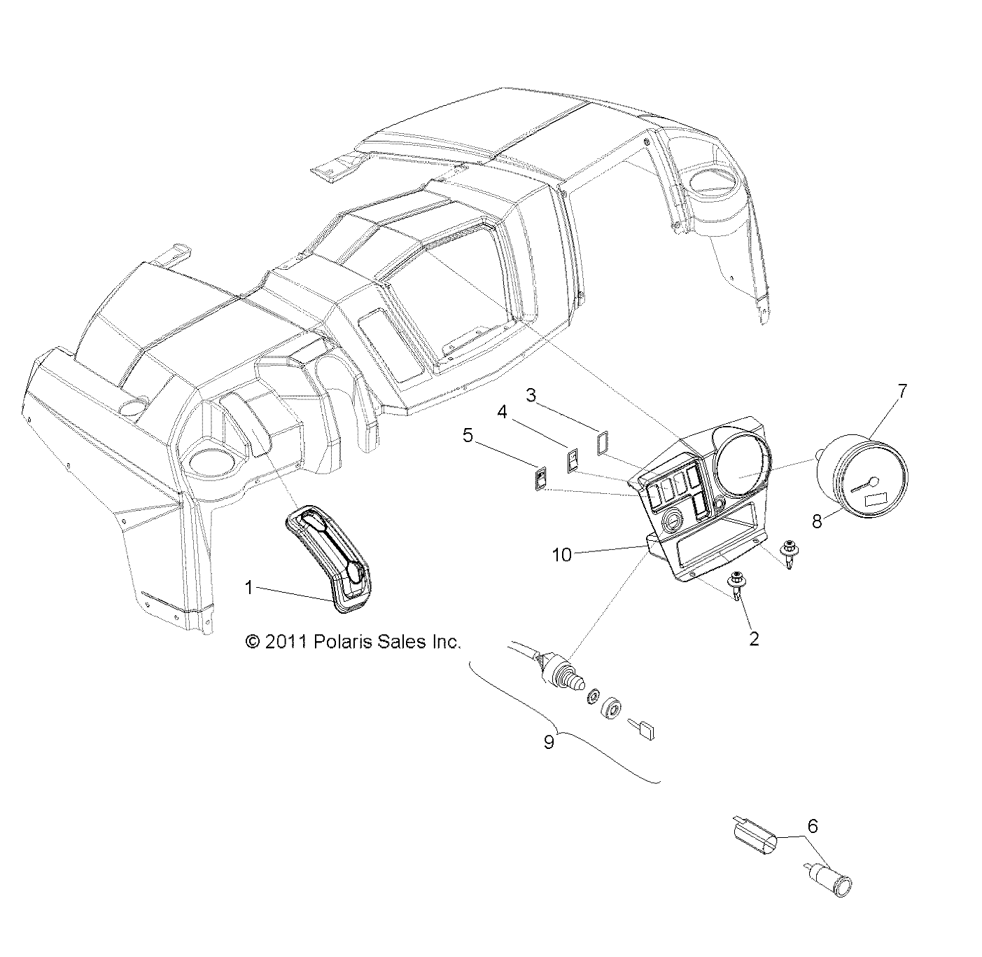 ELECTRICAL, DASH INSTRUMENTS and CONTROLS - R17RAA76NA (49RGRDASH126X6)