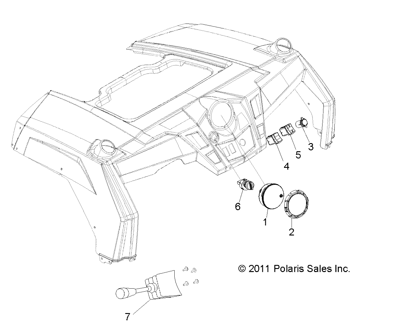 ELECTRICAL, DASH INSTRUMENTS and CONTROLS - R12VH57FX (49RGRDASH12RZR570I)