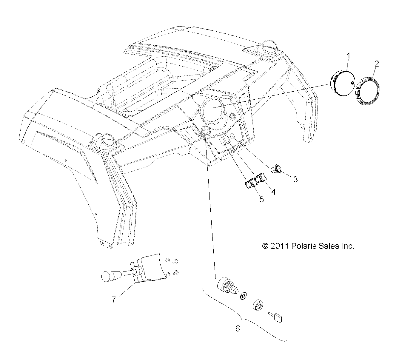 ELECTRICAL, DASH INSTRUMENTS and CONTROLS - R13VE76FX/FI (49ATVDASH12RZRSI)