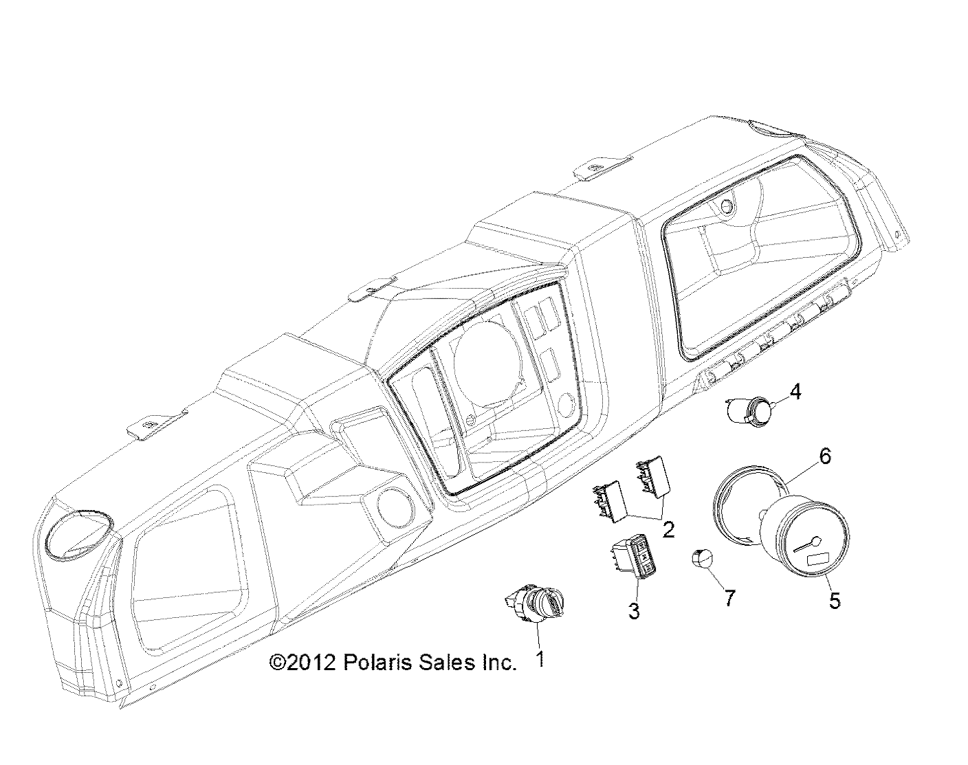 ELECTRICAL, DASH INSTRUMENTS and CONTROLS - R13RH76AG/AH/AN (49RGRDASH13800MID)