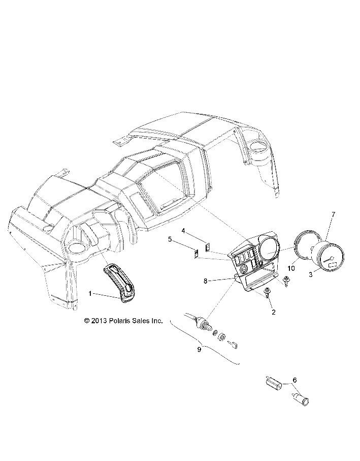 ELECTRICAL, DASH INSTRUMENTS and CONTROLS - R14WH76AA/EAC (49RGRDASH14800CREW)